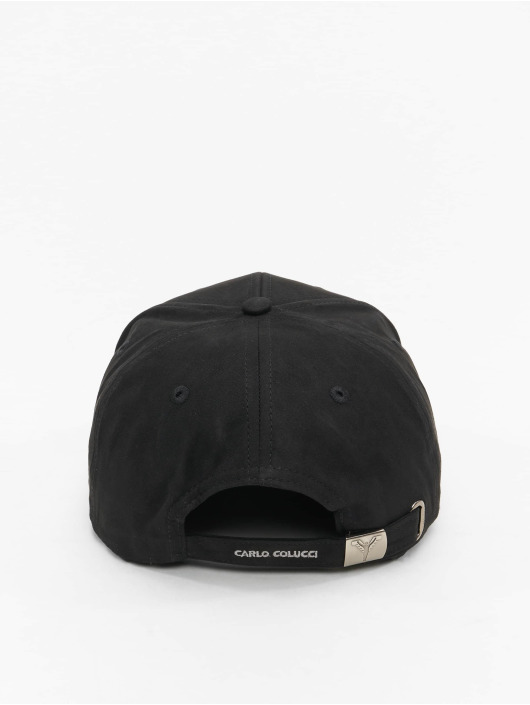 Carlo Colucci snapback cap Unisex Basecap zwart