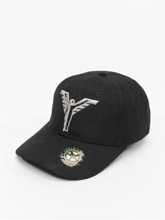 Carlo Colucci Snapback Caps Unisex Basecap musta
