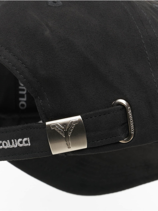 Carlo Colucci Snapback Caps Unisex Basecap musta