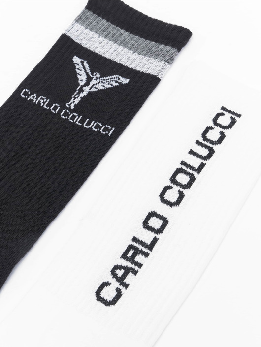 Carlo Colucci Sokken Logo zwart