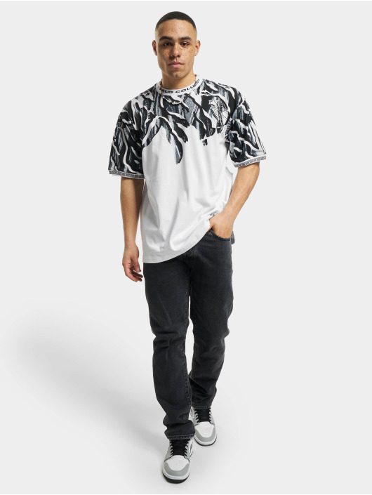 Carlo Colucci T-Shirt Oversize Print blanc