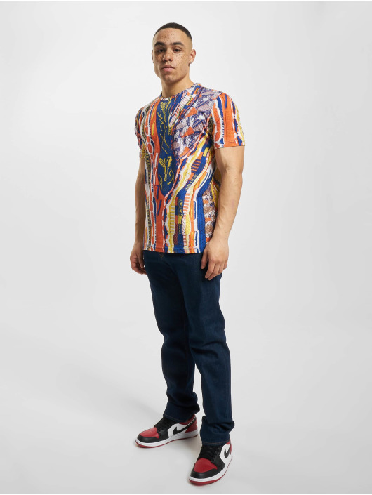 Carlo Colucci T-shirt Knit Print blu