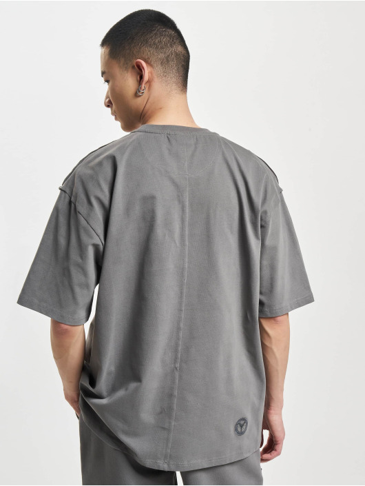 Carlo Colucci T-Shirt Oversize grau