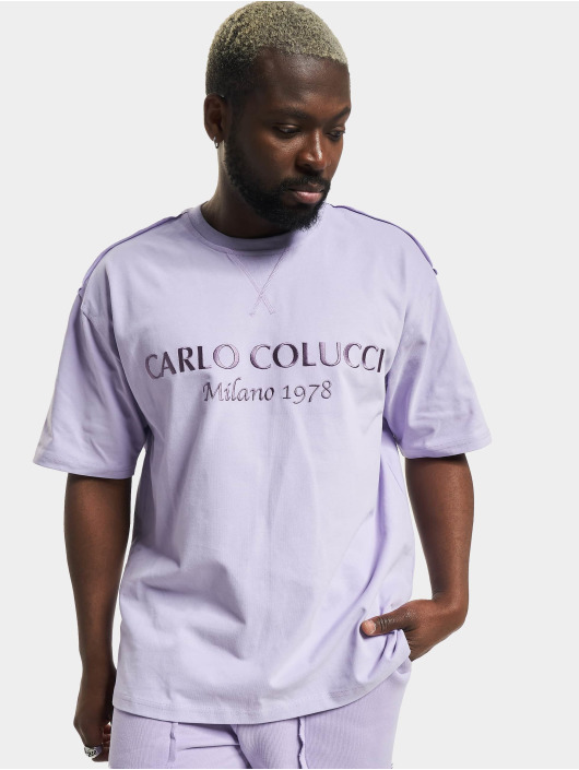 Carlo Colucci T-shirt Oversize lila