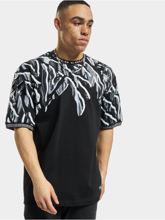 Carlo Colucci T-Shirt Oversize Print noir