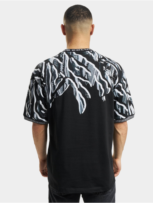 Carlo Colucci T-Shirt Oversize Print noir