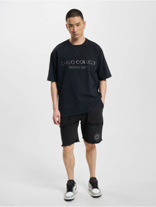 Carlo Colucci T-Shirt C3006 schwarz