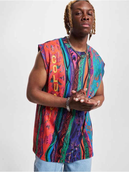 Carlo Colucci Tank Tops Knit Print variopinto