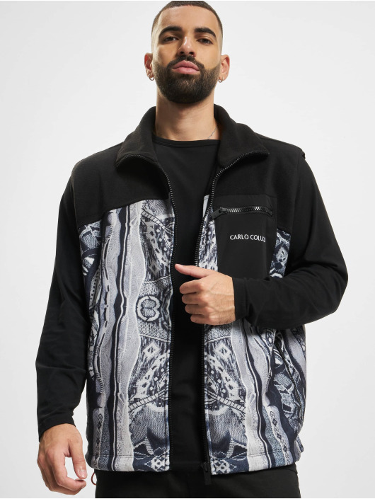 Carlo Colucci Veste sans manche Fleece noir