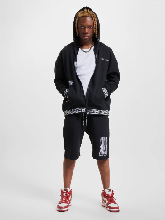 Carlo Colucci Zip Hoodie Milano čern