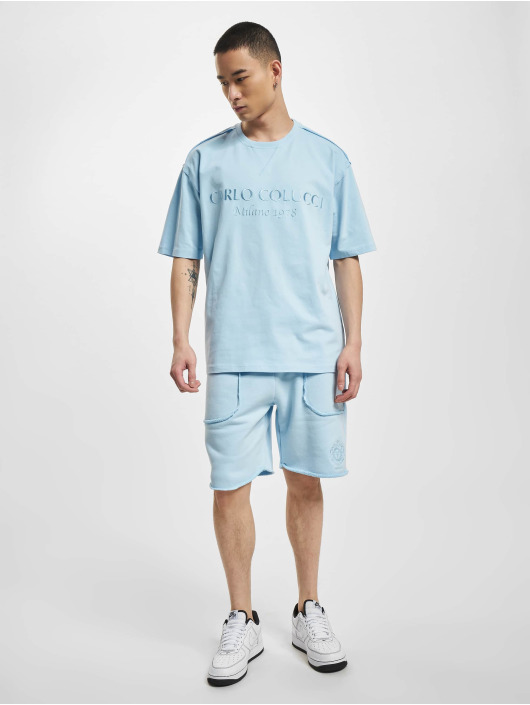 Carlo Colucci Šortky Oversize modrý