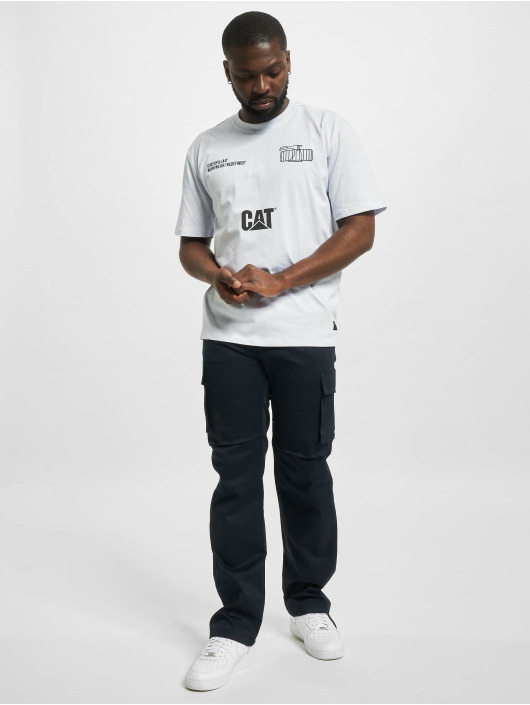 Caterpillar T-Shirt Machinery blanc