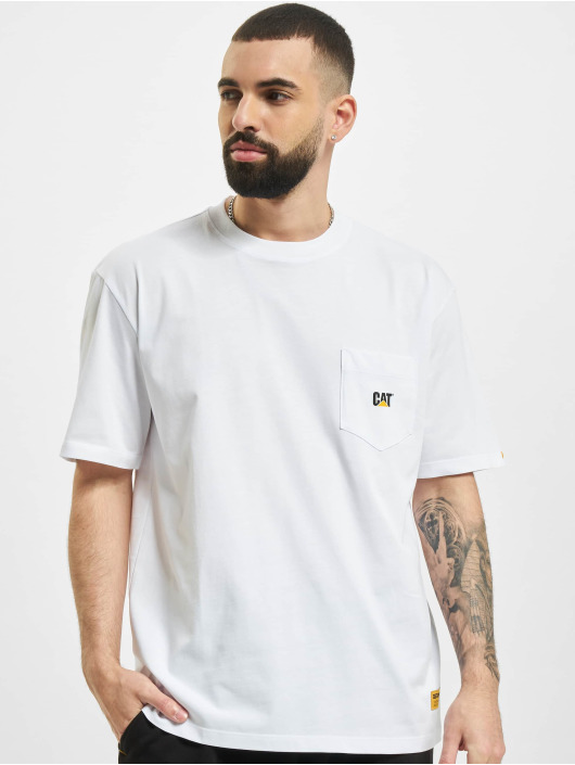 Caterpillar Herren T-Shirt Pocket in weiß Caterpillar Herren T-Shirt Pocket in weiß