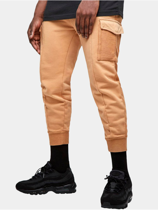 Cayler & Sons Jogginghose Two Face Cropped braun