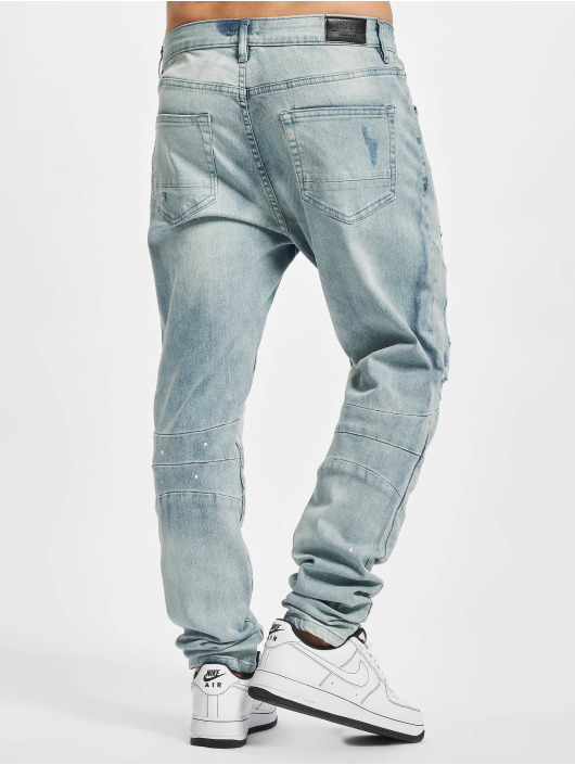 Cayler & Sons Slim Fit Jeans Paneled Denim Pants modrá