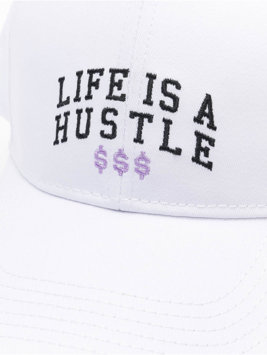 Cayler & Sons Snapback Caps Hustle Life Curved hvit