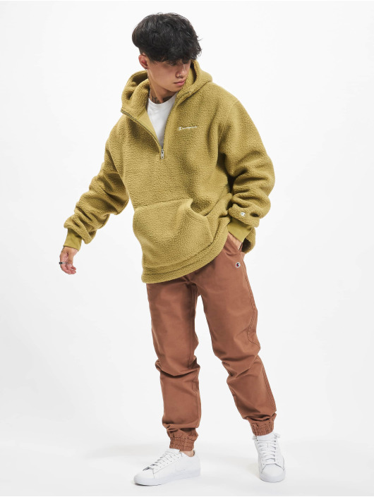 Champion Hoodies Half Zip Teddy grøn