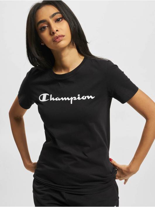 Champion Damen T-Shirt American Classics in schwarz