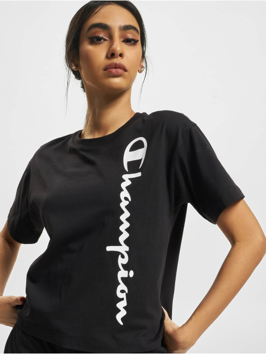 Champion Damen T-Shirt American Classics in schwarz