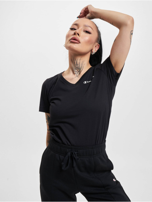 Champion t-shirt V-Neck zwart