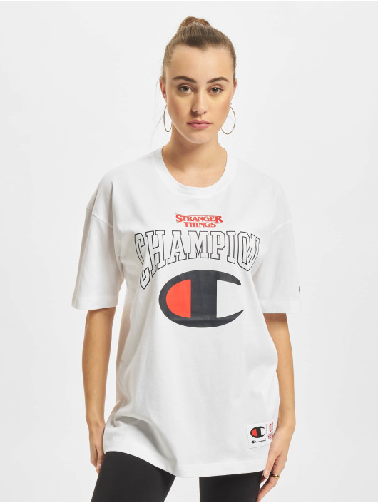 Champion T-Shirty Stranger Things bialy