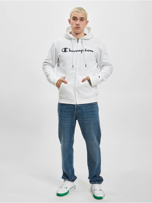 Champion Zip Hoodie Zip Hoody hvid
