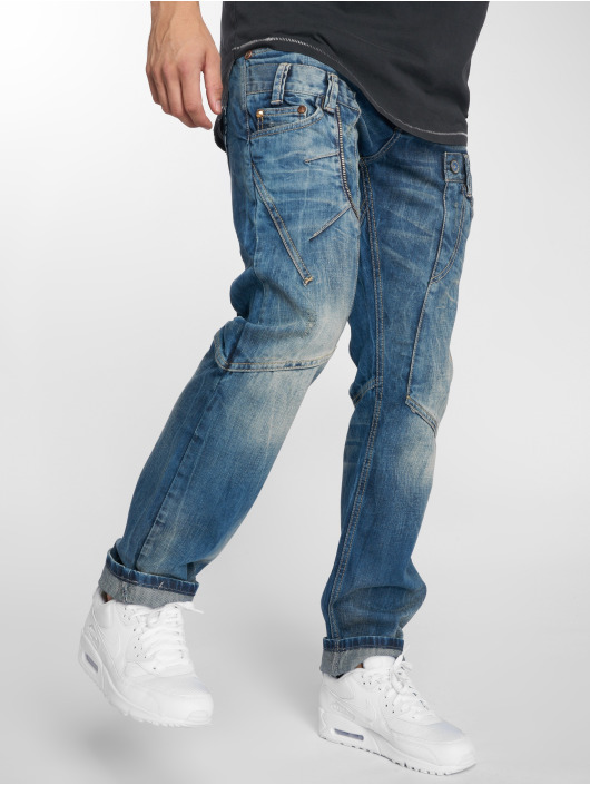 Cipo & Baxx Straight Fit Jeans Alpha blau