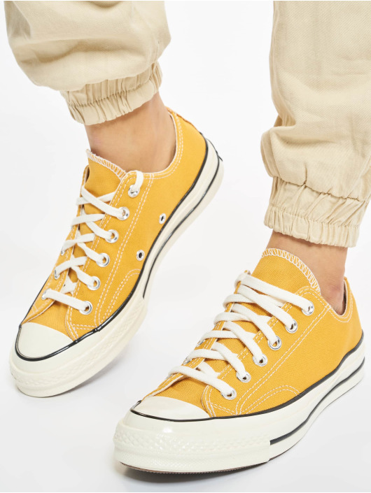 high top converse yellow