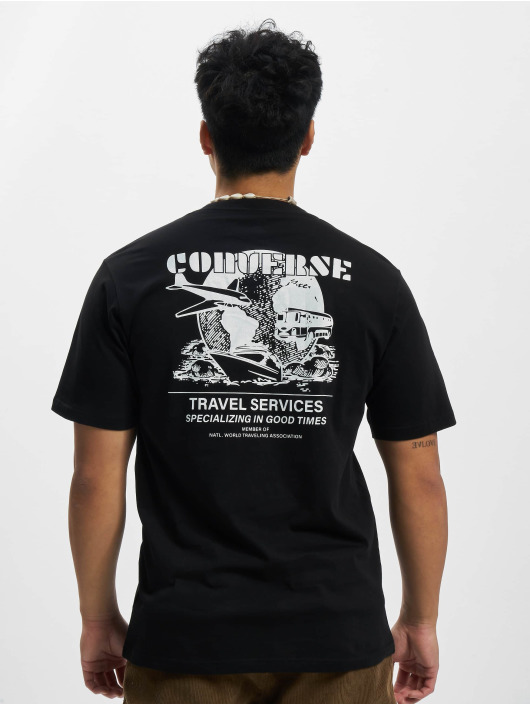 Converse T-Shirt Travels Pamphlet Graphic black