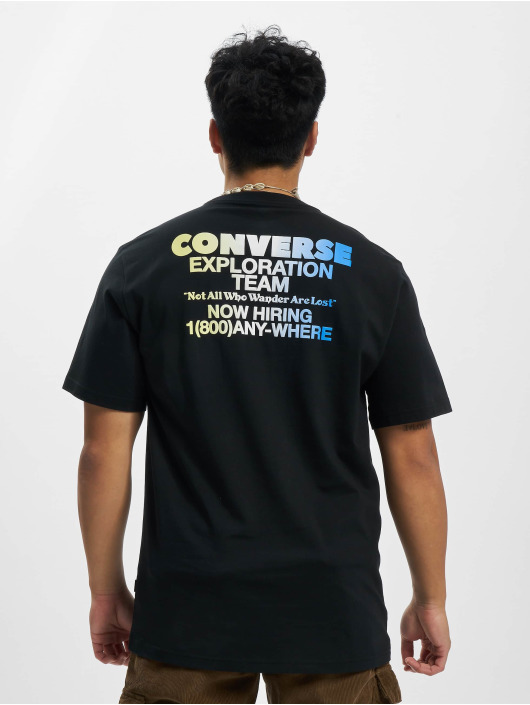 Converse T-Shirt Explorers Wanted Graphic black