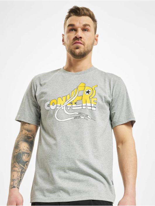 t shirt converse homme gris