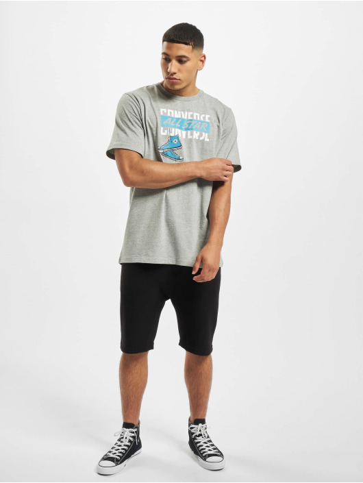 Converse T-Shirt Dangling Chuck gris