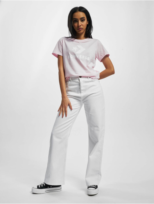 Converse T-Shirt Star Chevron Core pink