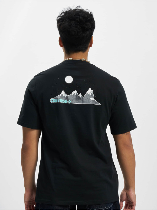 Converse T-Shirt Moon Mountain Graphic schwarz