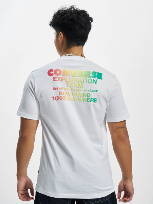 Converse T-Shirt Explorers Wanted Graphic white