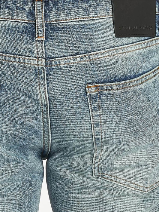 Criminal Damage Skinny Jeans Carter niebieski