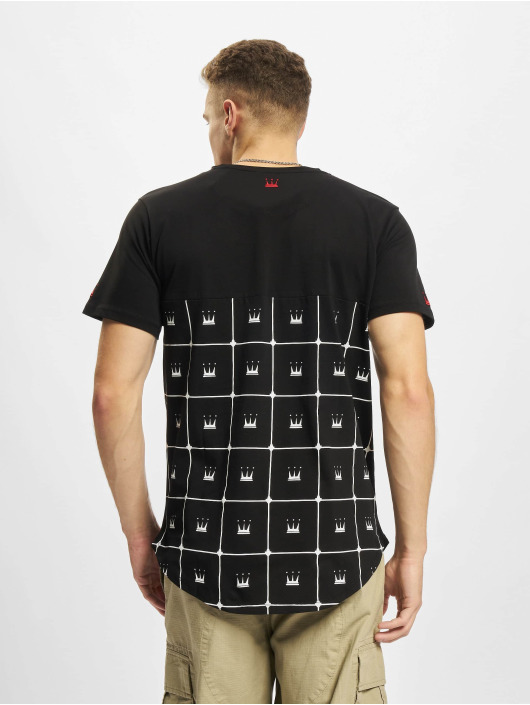 Dada Supreme T-Shirt Crown Pattern schwarz