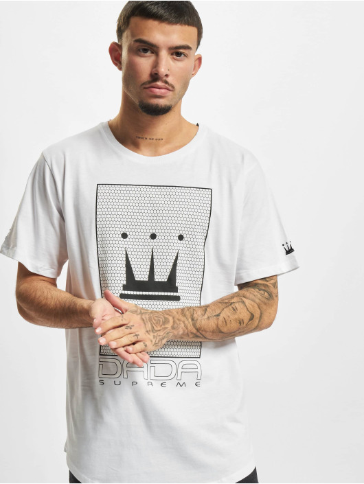 Dada Supreme bovenstuk / t-shirt Mesh Crown in wit 859310