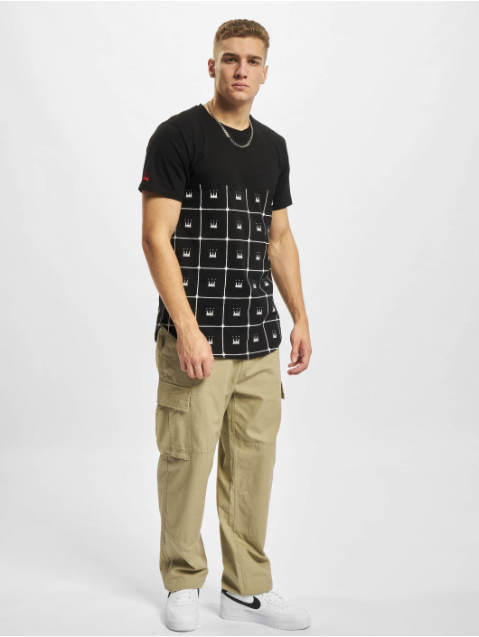 Dada Supreme T-skjorter Crown Pattern svart
