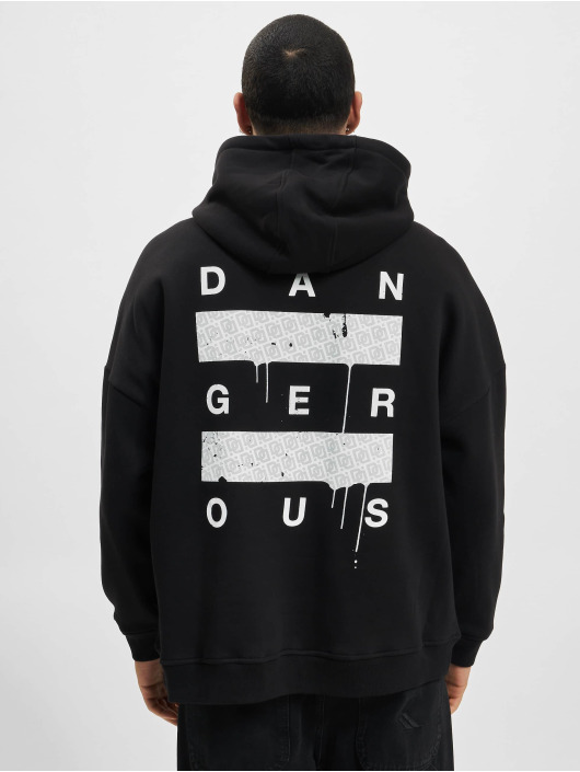 Dangerous DNGRS Bluzy z kapturem Control Oversized czarny