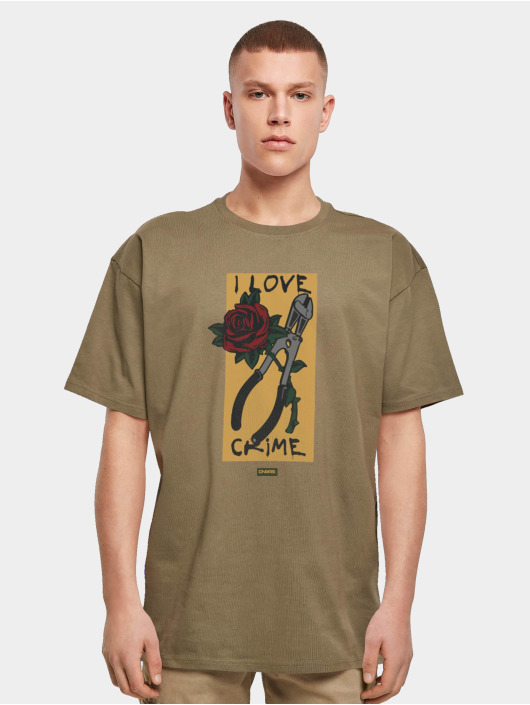 Dangerous DNGRS Camiseta Rosecutter oliva