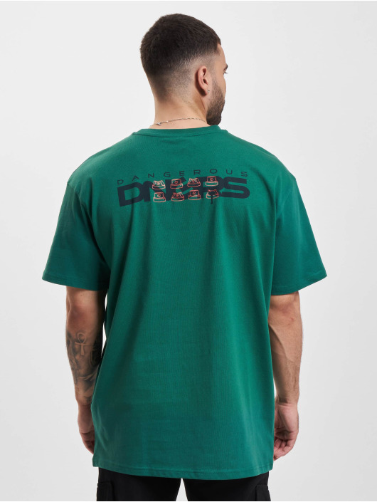 Dangerous DNGRS Camiseta Spraycan Lids02 verde