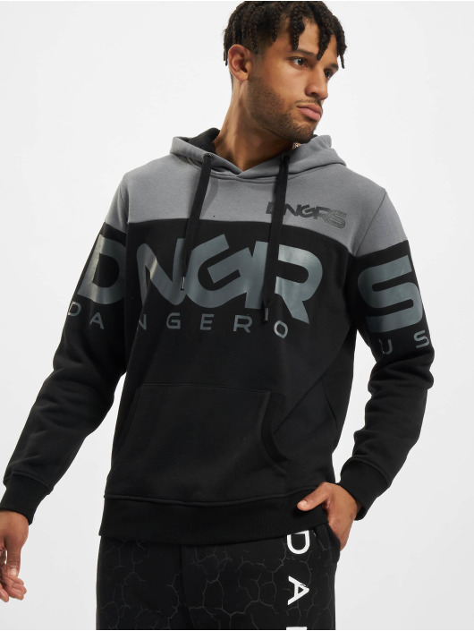 Dangerous DNGRS Overwear / Hoodie Gino in black 806554