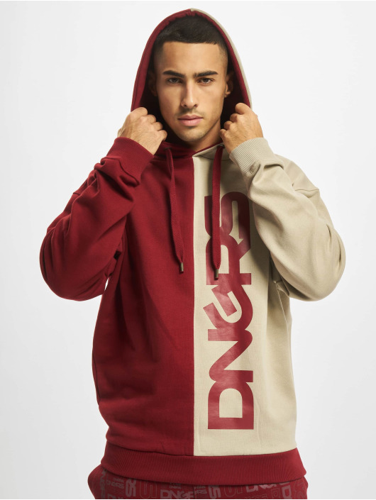 Dangerous DNGRS Hoodie Double Oversized red