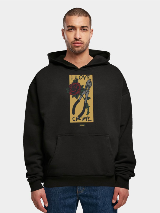 Dangerous DNGRS Hoodies Rosecutter čern