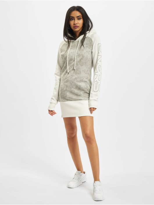 Dangerous DNGRS Robe Tagetes blanc