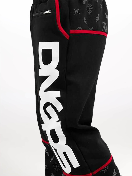 Dangerous DNGRS Spodnie do joggingu Crosshair Baggyfit Sweat Pants czarny