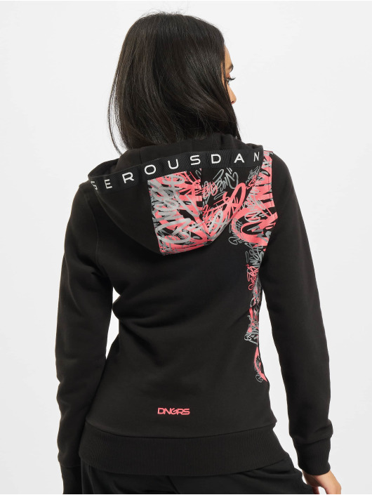 Dangerous DNGRS Sweat capuche Tagg Basic noir
