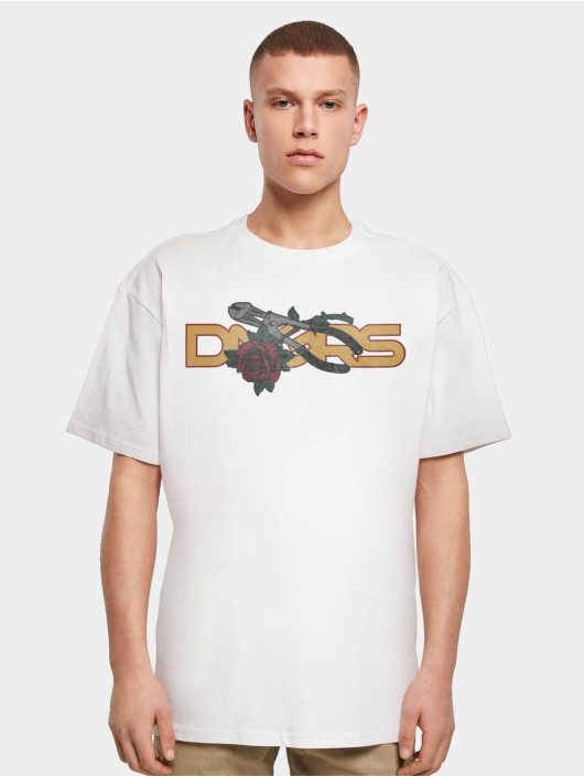 Dangerous DNGRS T-Shirt Rosecutter2 blanc