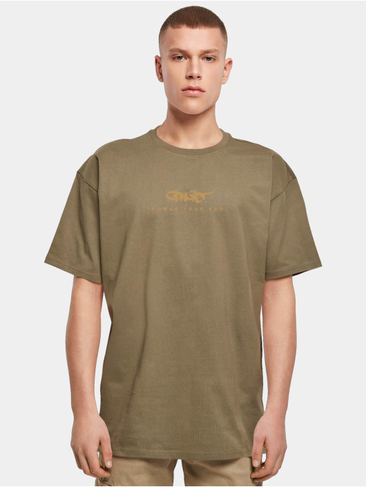 Dangerous DNGRS t-shirt PowerEgo olijfgroen